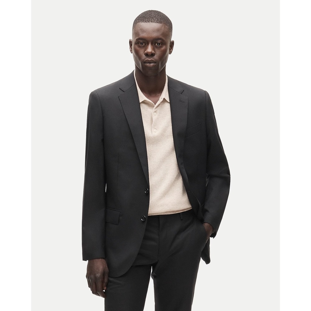J. Crew Men's Ludlow Slim-fit suit jacket in Italian wool in Black 39R NWT $550
